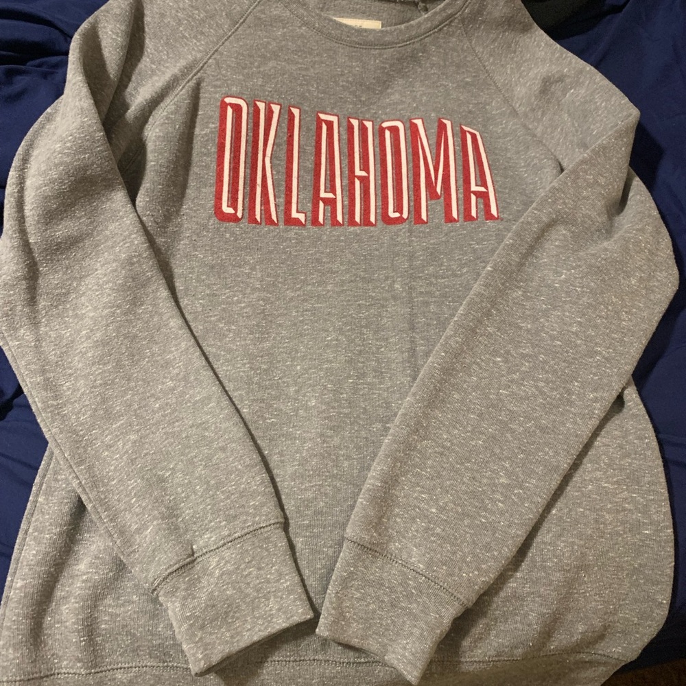 Gray Oklahoma Sweatshirt